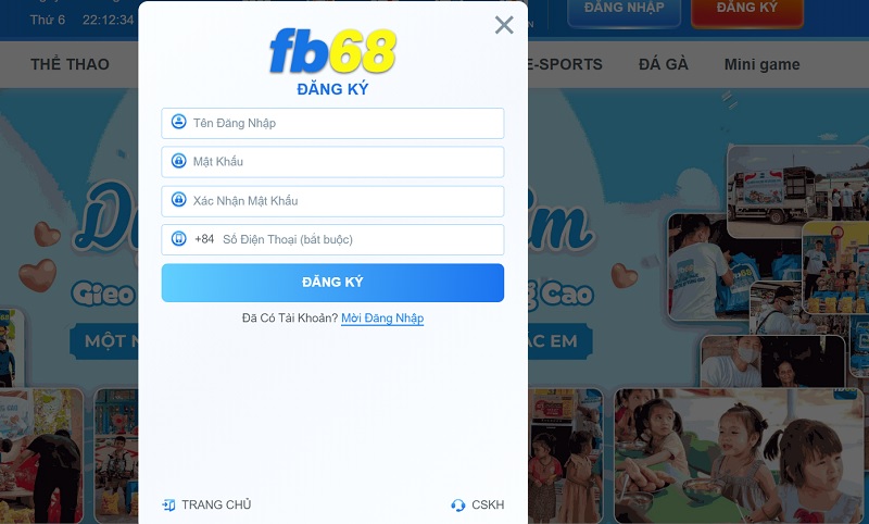 Đăng Ký FB68 Nhanh Chóng, Đơn Giản Cho Người Mới Hướng Dẫn Đăng Ký FB68 Chi Tiết Cho Di Động Và PC